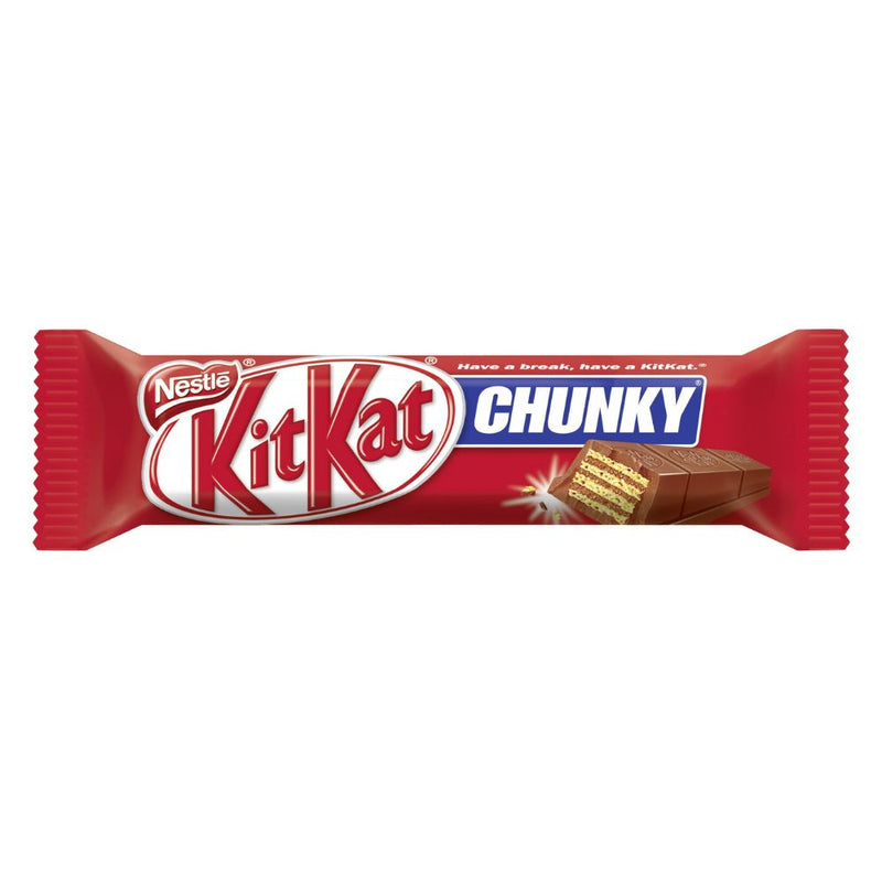 Kit Kat Chunnky, wafer ricoperto e ripieno di crema al cioccolato da 40g