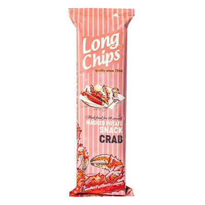Confezione da 75g di patatine lunghe al granchio Long Chips Crab