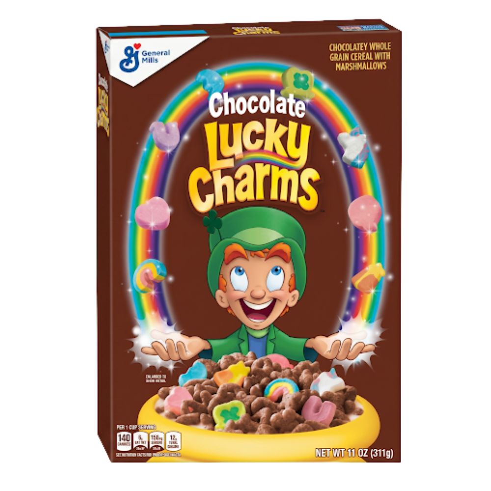 Lucky Charms Chocolate, cereales de chocolate de 300g 