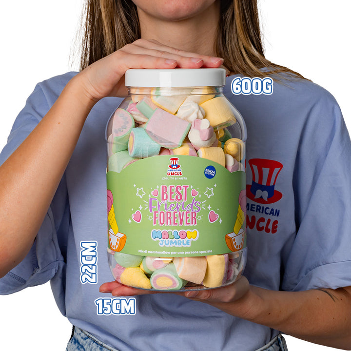 Mallow Jumble “Best Friends Forever”, tarro de marshmallow para componer con tus sabores favoritos 