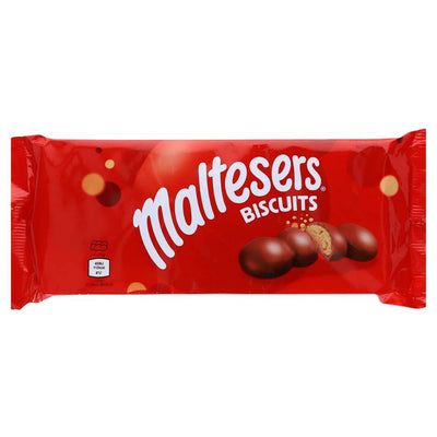 Confezione da 110g, biscotti ricoperti di cioccolato Maltesers.