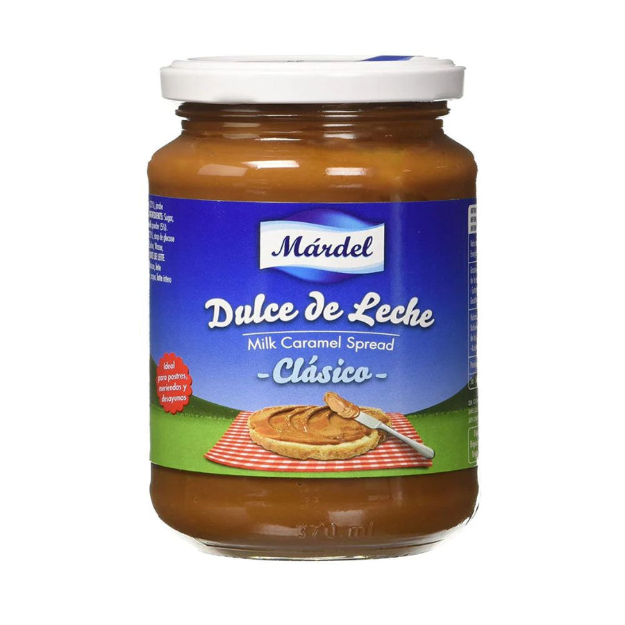 Mardel Dulce De Leche Clasico, crema spalmabile al latte e caramello da 250g.