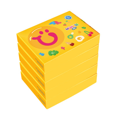 Wunnie box "So Candy, So Happy", 5 cajas de caramelos gomosos en sabores surtidos de 480g 