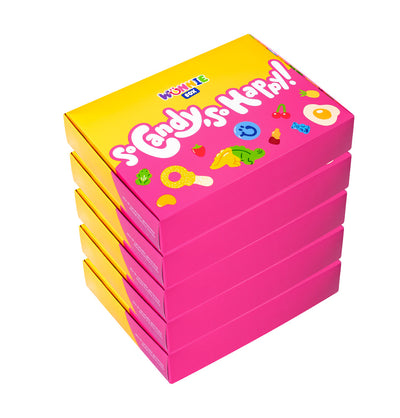 Wunnie box "So Candy, So Happy", 5 cajas de caramelos gomosos en sabores surtidos de 480g 