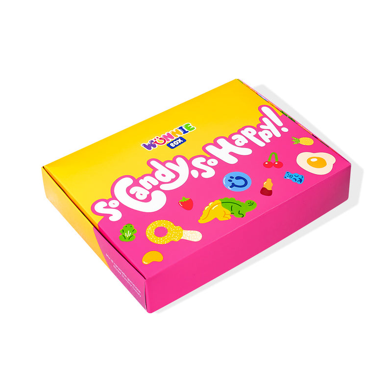Wunnie box "So Candy, So Happy", 5 cajas de caramelos gomosos en sabores surtidos de 480g (Wunnie Days) 