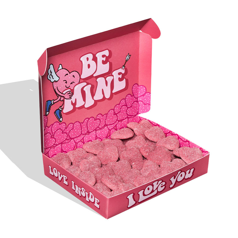 Wunnie box “I Love You”, caja de gomitas en forma de corazón, azucaradas y con relleno de fresa de 500 g 