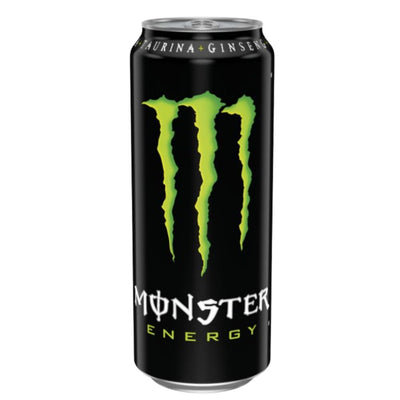 Confezione da 500ml, bevanda energetica Monster.