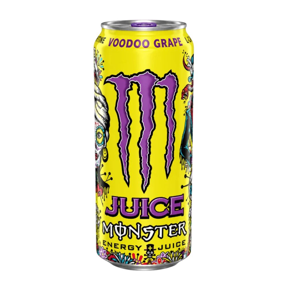 Monster Energy Juice Voodoo Grape, bevanda energetica al gusto d'uva da 473ml