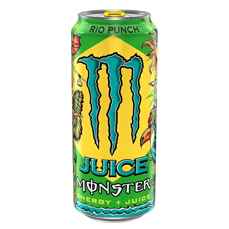 Confezione da 347ml, bevanda energetica al gusto di frutta tropicale Monster.