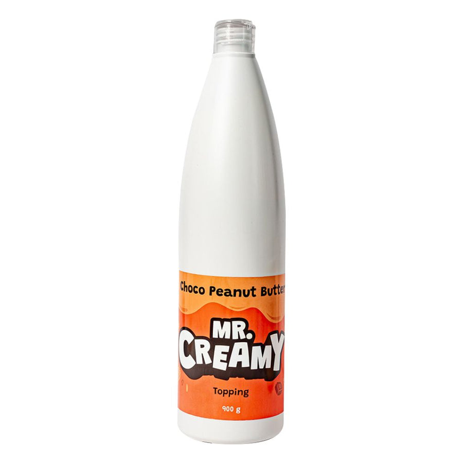 Confezione da 900g, Topping alle arachidi e nocciole Mr. Creamy.