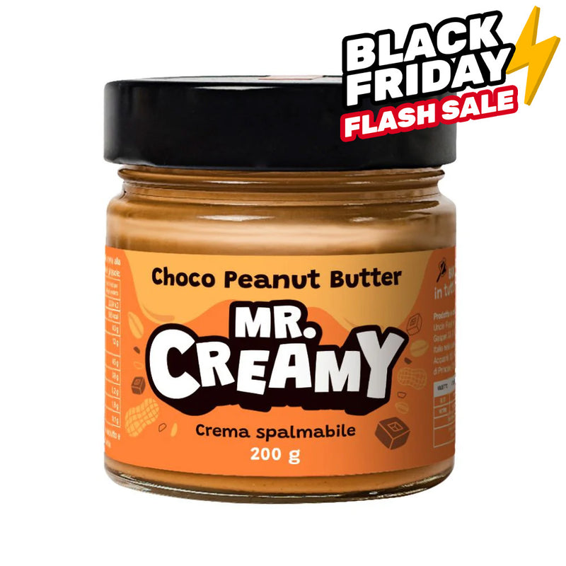 Mr. Creamy Choco Peanut Butter, crema para untar de cacahuetes y avellanas de 200g 