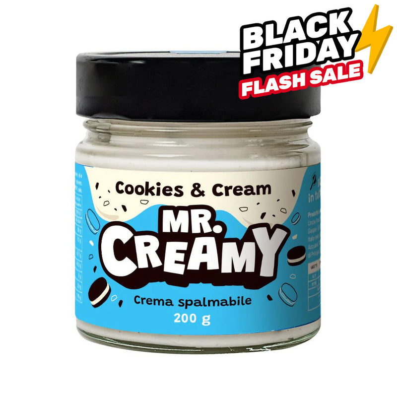 Mr. Creamy Cookies & Cream, crema para untar Cookies & Cream de 200g 