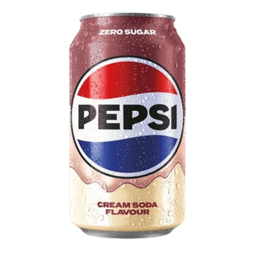 Confezione da 330ml, bevanda al gusto di cola e vaniglia Pepsi.