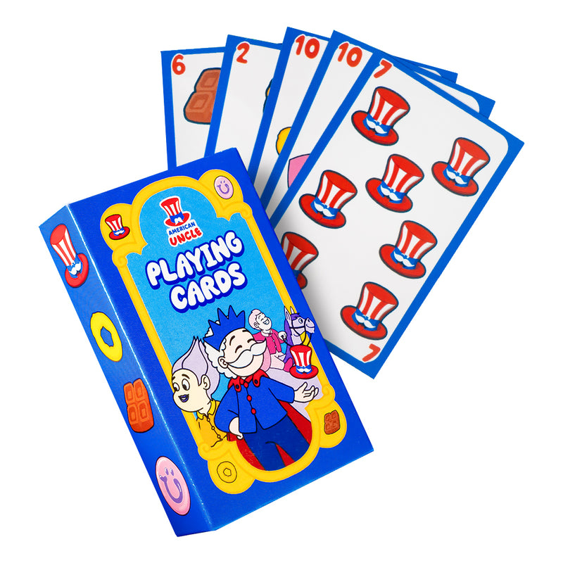 American Uncle Playing Cards, baraja de cartas compuesta por 40 cartas de juego - Edición Limitada 