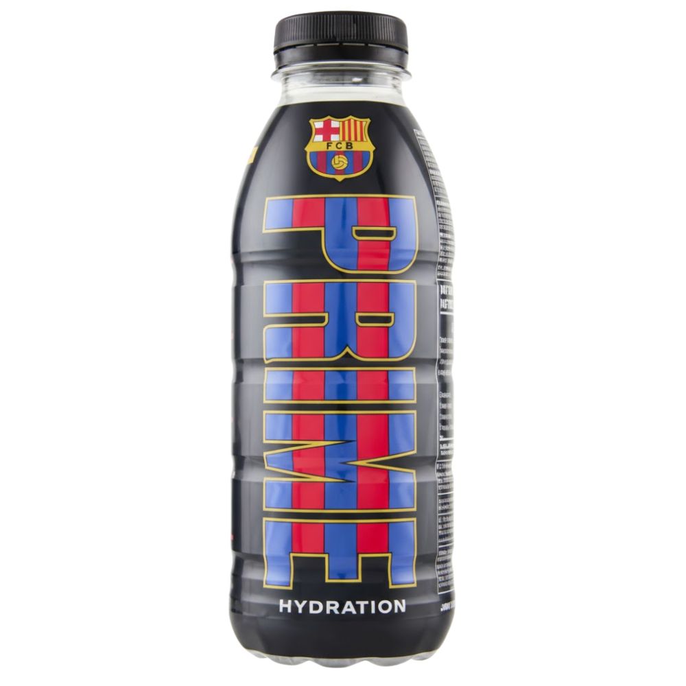 Prime Hydration Barcelona, bebida con sabor a frutos del bosque mezclados de 500ml 