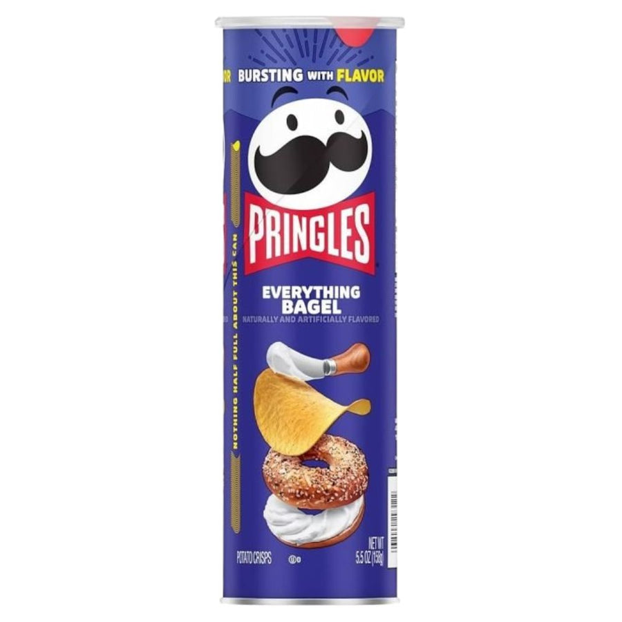Pringles Everything Bagel, patatine al gusto di bagel da 158g.