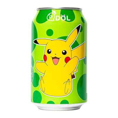 Confezione da 330ml di bevanda al limone Qdol Lime Pikachu.