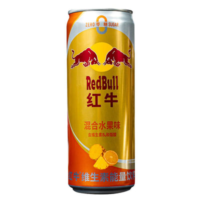 Confezione da 325ml, bevanda energetica al gusto di frutta Red Bull.