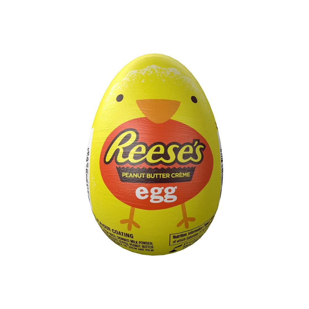 Reese's Peanut Butter Filled Egg, huevo de chocolate con leche relleno de crema de mantequilla de maní de 34g 