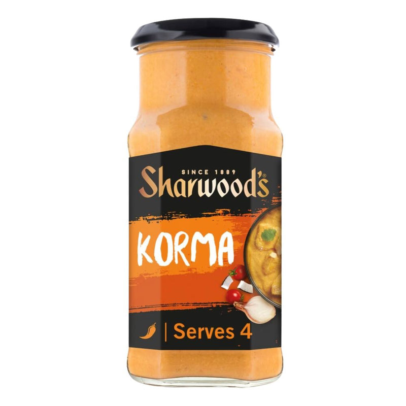 Confezione da 420g, salsa korma Sharwood&