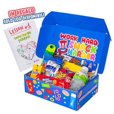 Confezione da 12 snack di box back to school