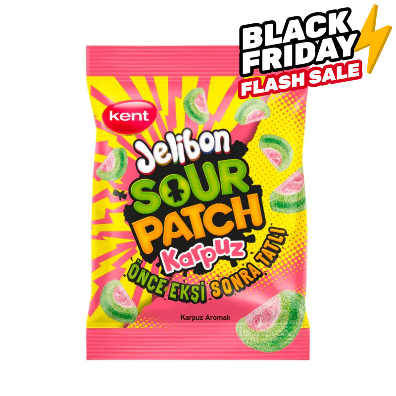 Jelibon Sour Patch Watermelon, caramelos ácidos de sandía 40g