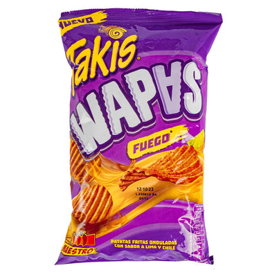 Confezione da 80g di patatine piccanti al lime Takis Wapas Fuego