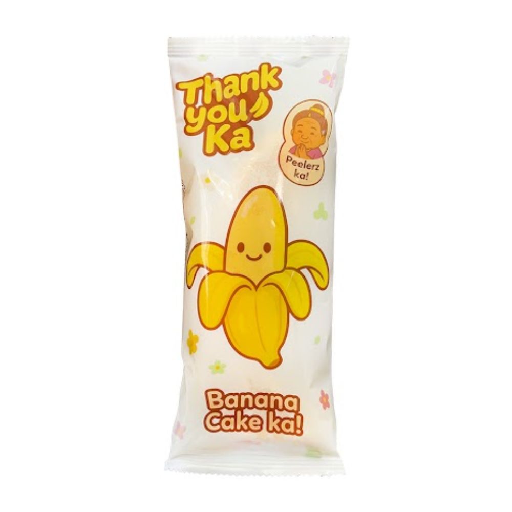 Thank You Ka Banana Cake Peelerz, torta sbucciabile a forma e al gusto di banana da 65g.