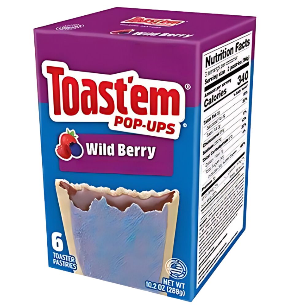 Toast'em Pop-Ups Wild Berry, galletas con crema sabor a frutos del bosque de 288g 