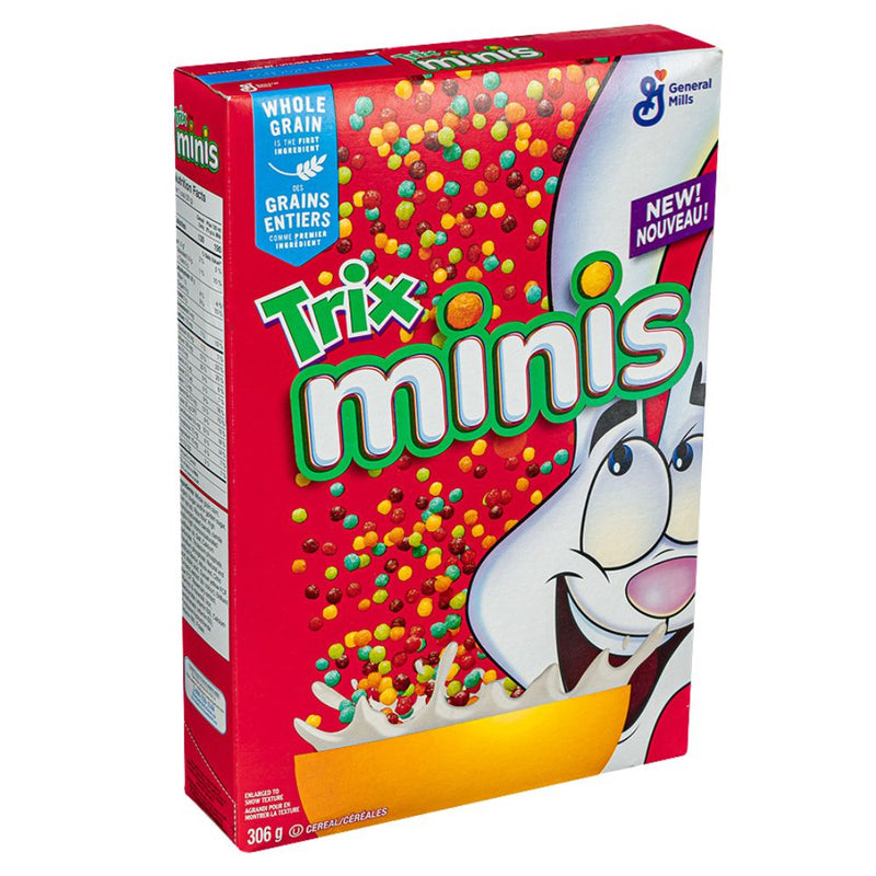 Confezione da 306g di cereali al gusto di frutta Trix.