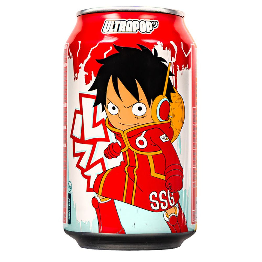 Confezione da 330ml, Bevanda gassata al gusto di limone e fragola Ultra Pop.