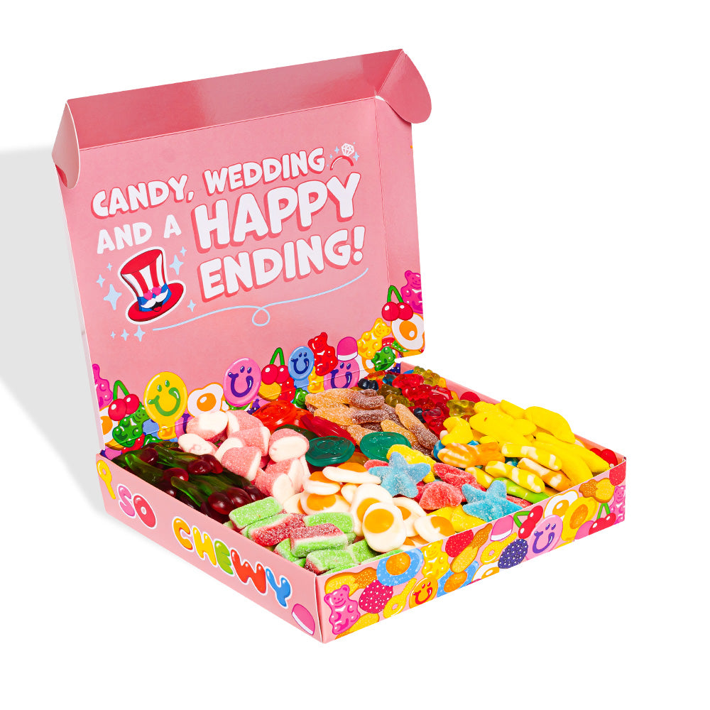 Scatola da comporre di caramelle gommose da 1kg Wunnie Box Bride