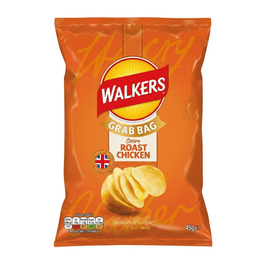 Walkers Crisps Roast Chicken - patatine da 45g