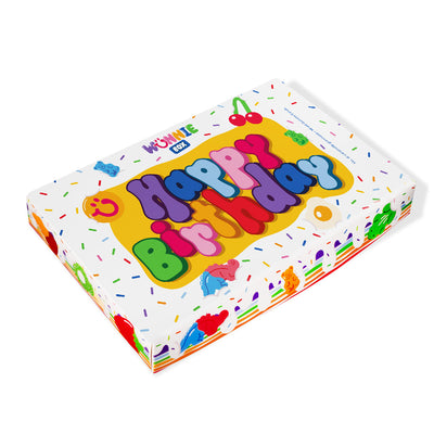 Wunnie box “Feliz Cumpleaños”, la Candy box para componer con las gominolas favoritas del cumpleañero - 1 kg 