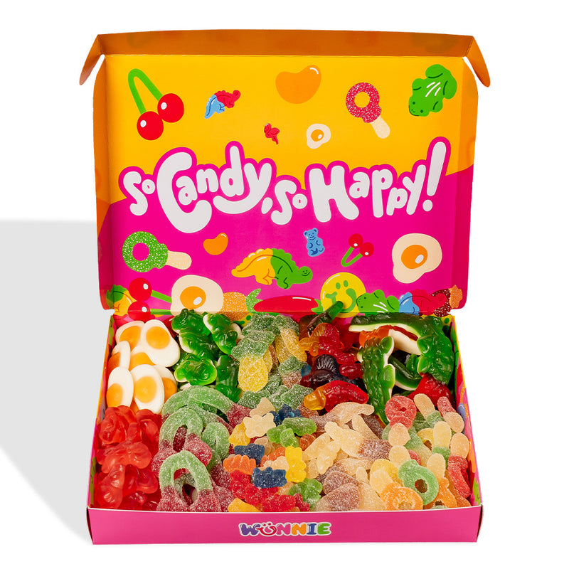 Wunnie Box Fucsia y Amarilla 1 kg 
