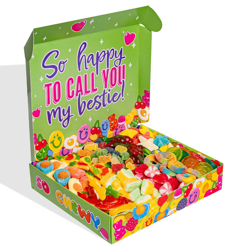 Candy box “Best Friends Forever”, caja de caramelos gomosos para combinar con los favoritos de tu mejor amiga.