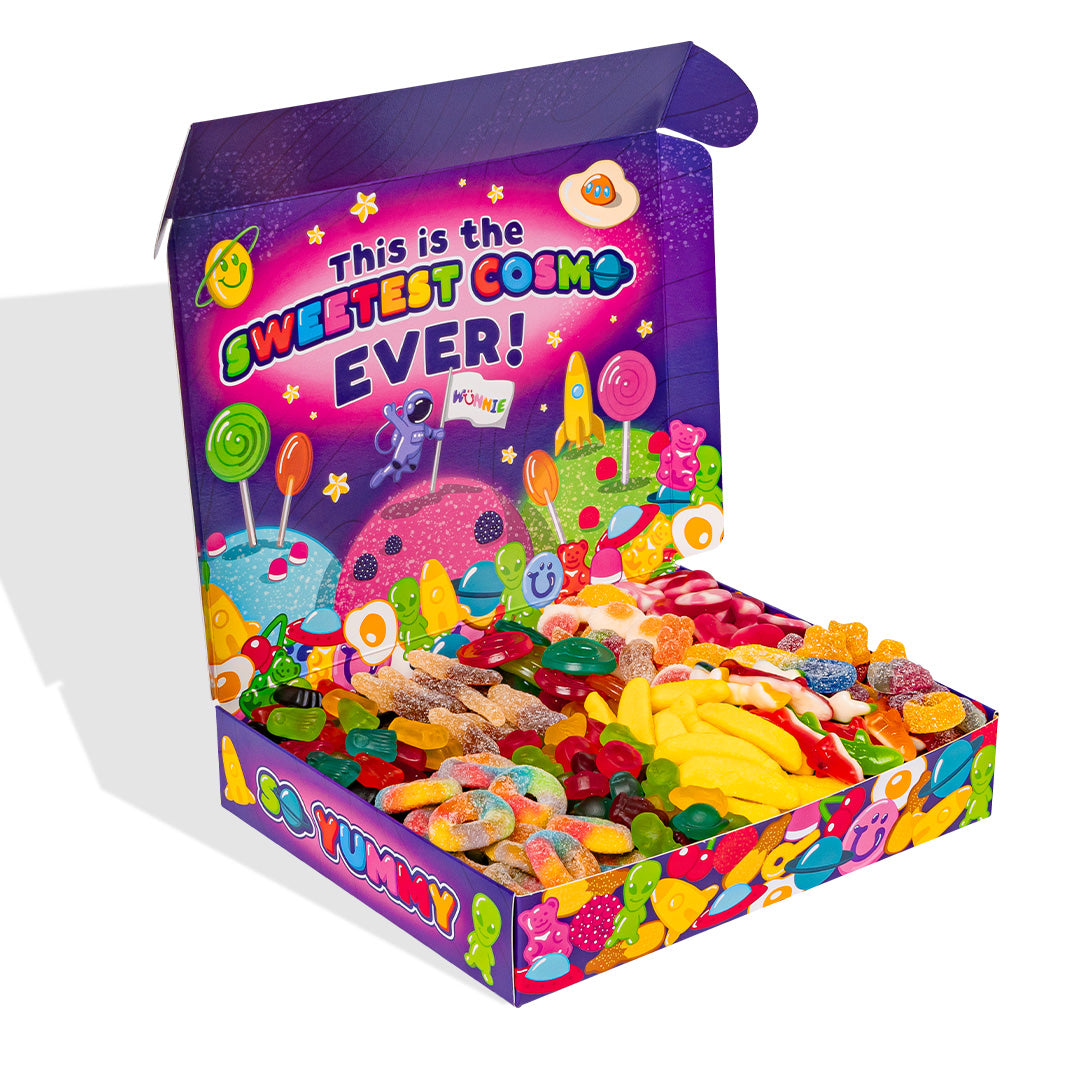 CandyVerse Edición Limitada por Wunnie, caja de caramelos de goma para componer con tus favoritos 