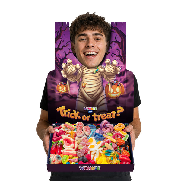 Wunnie box Special "Happy Halloween" Bendy, caja de caramelos gomosos para componer con tus sabores favoritos 