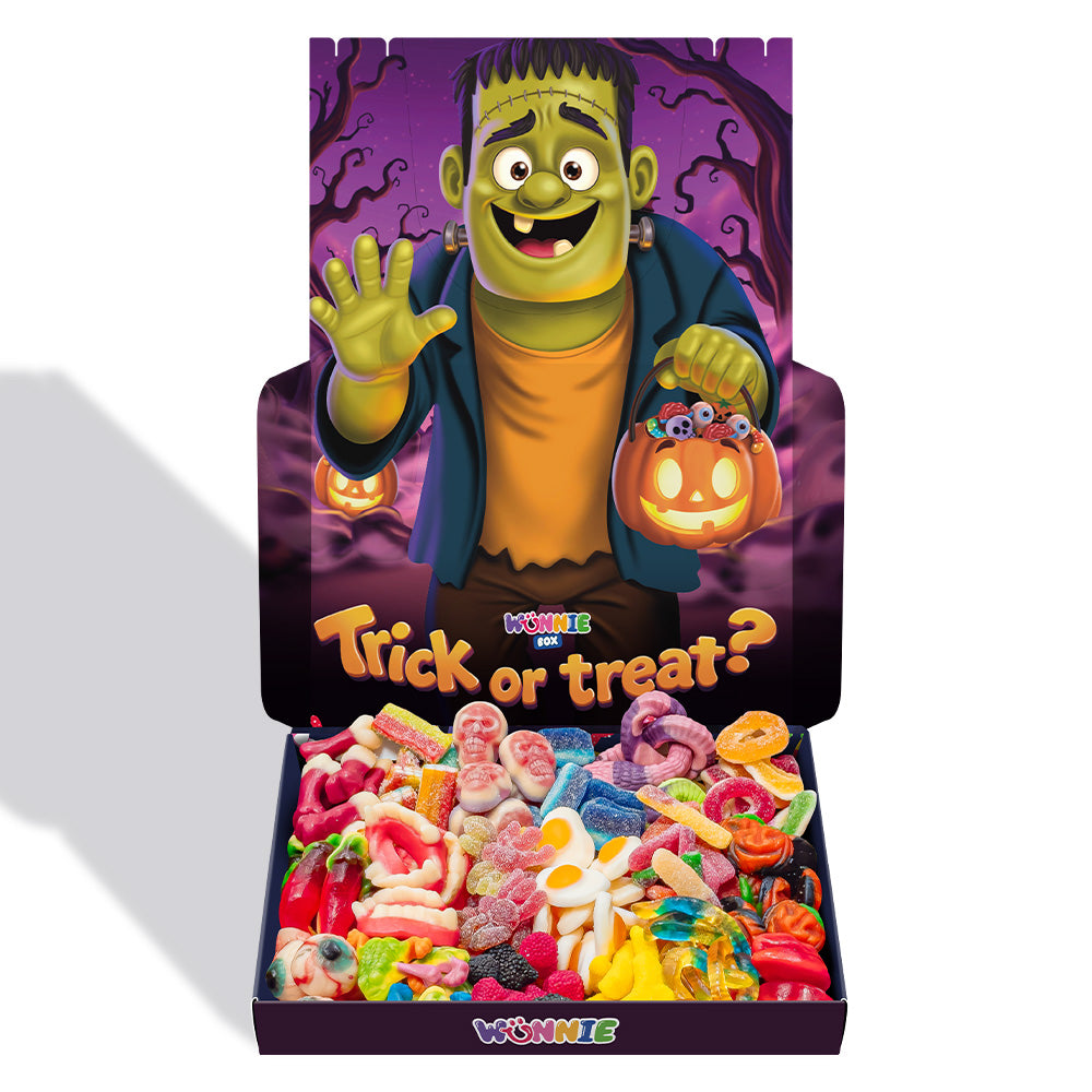 Wunnie box Especial "Happy Halloween" Morgana, caja de caramelos de goma para componer con tus sabores favoritos 