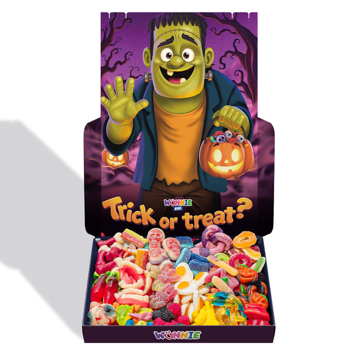 Wunnie box Especial "Happy Halloween" Morgana, caja de caramelos de goma para componer con tus sabores favoritos 