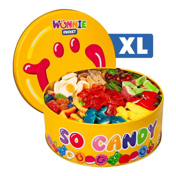 Wunnie Bucket, lata de caramelos de goma para combinar con tus sabores favoritos 