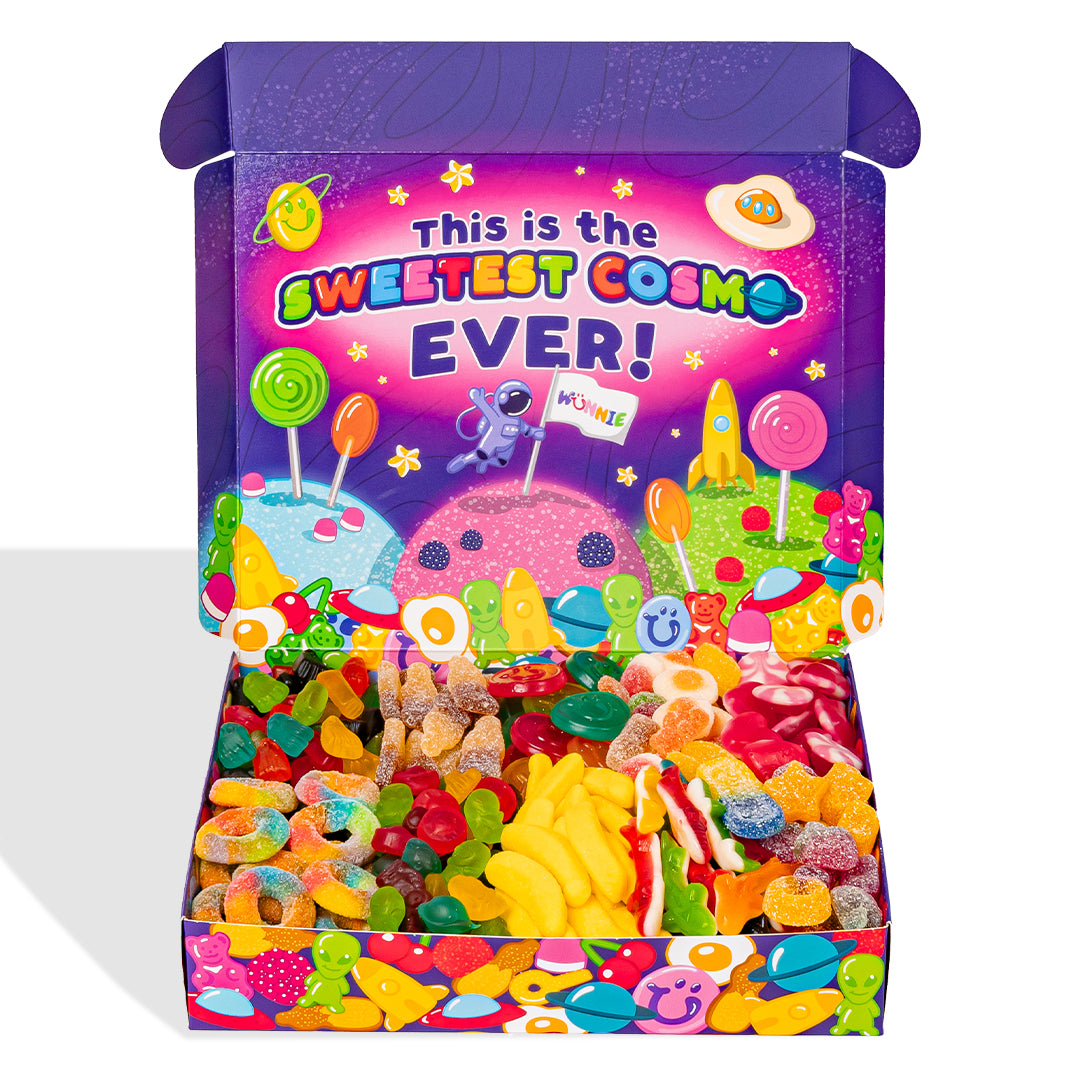 CandyVerse Edición Limitada por Wunnie, caja de caramelos de goma para componer con tus favoritos 