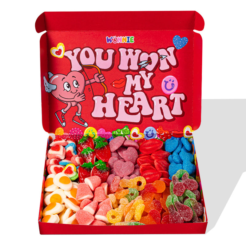 Wunnie box “Love You Forever”, la Candy box para componer con las gominolas favoritas de tu pareja - 1 kg 