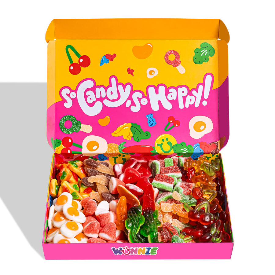 Wunnie box so candy so happy gialla e rosa