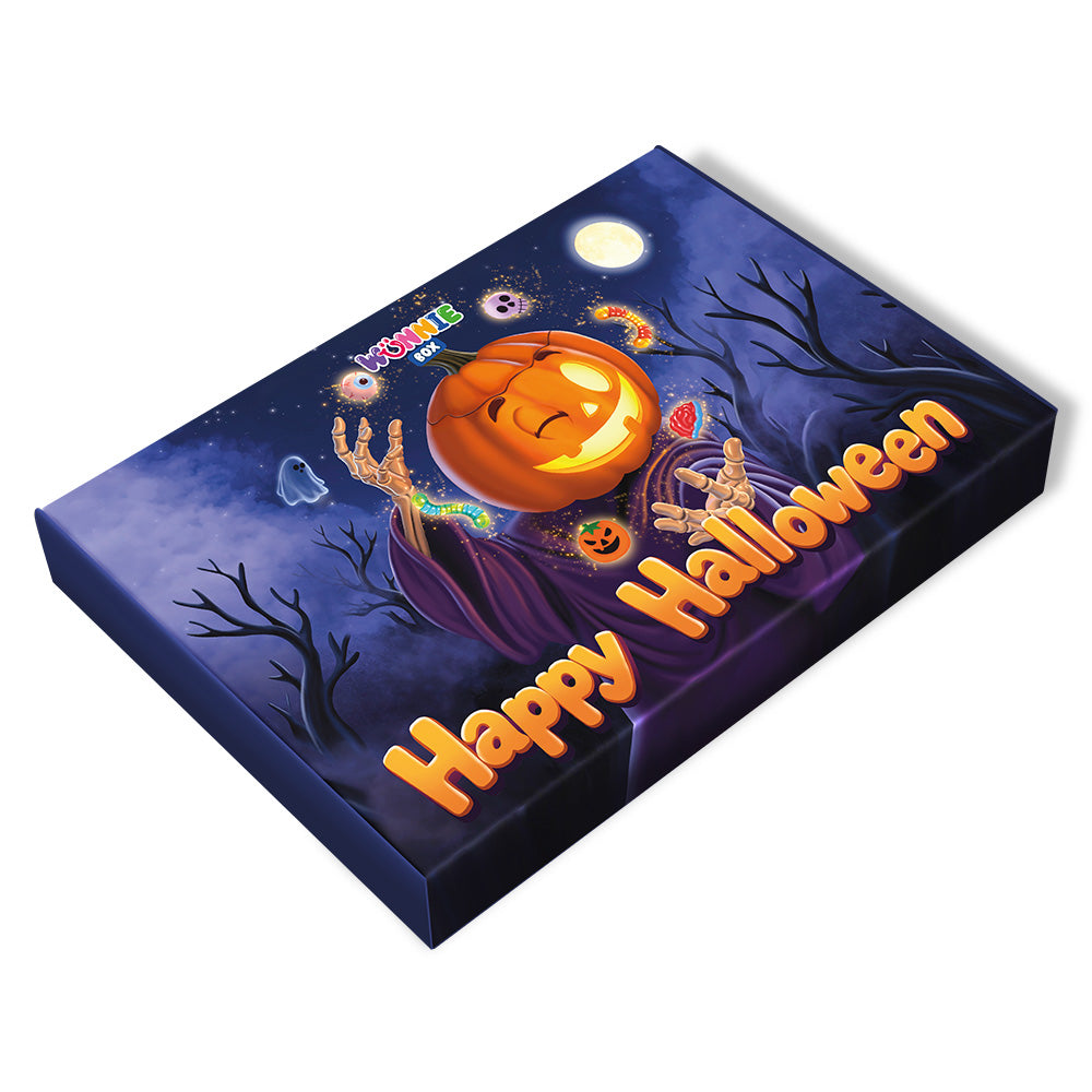 Wunnie Box "Feliz Halloween", caja de caramelos de goma para componer con tus sabores favoritos 