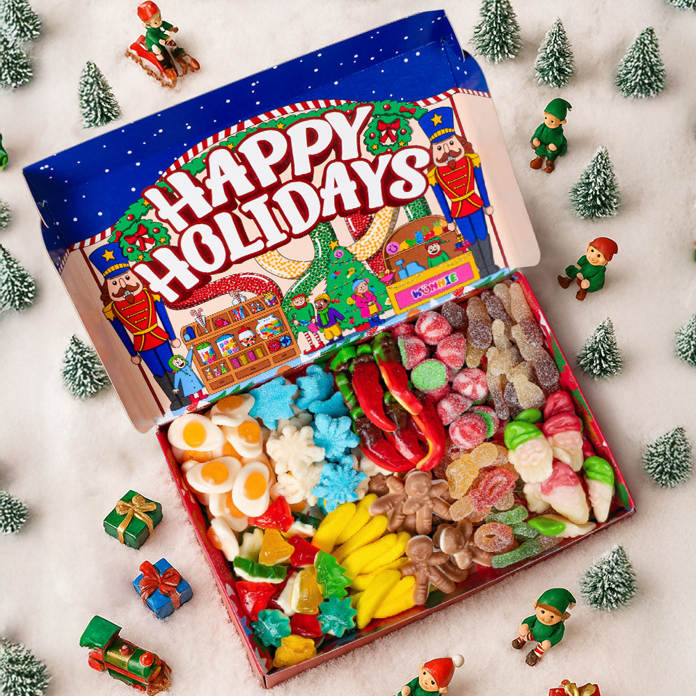 Wunnie box con caramelle gommose a tema Natale