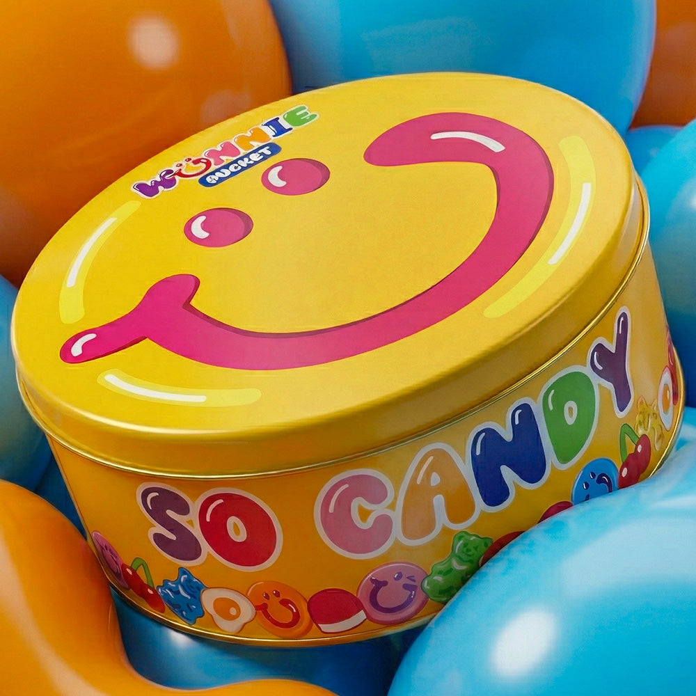 Wunnie Bucket So Candy So Happy giallo con smile sul coperchio

