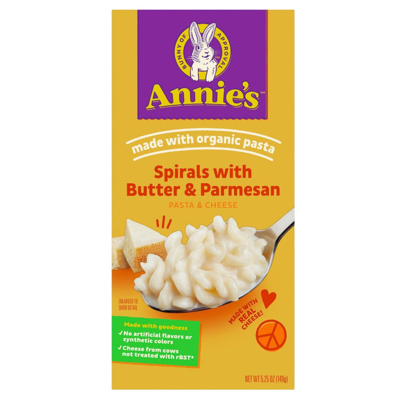 Confezione da 148g di fusilli al burro e parmigiano Annie&