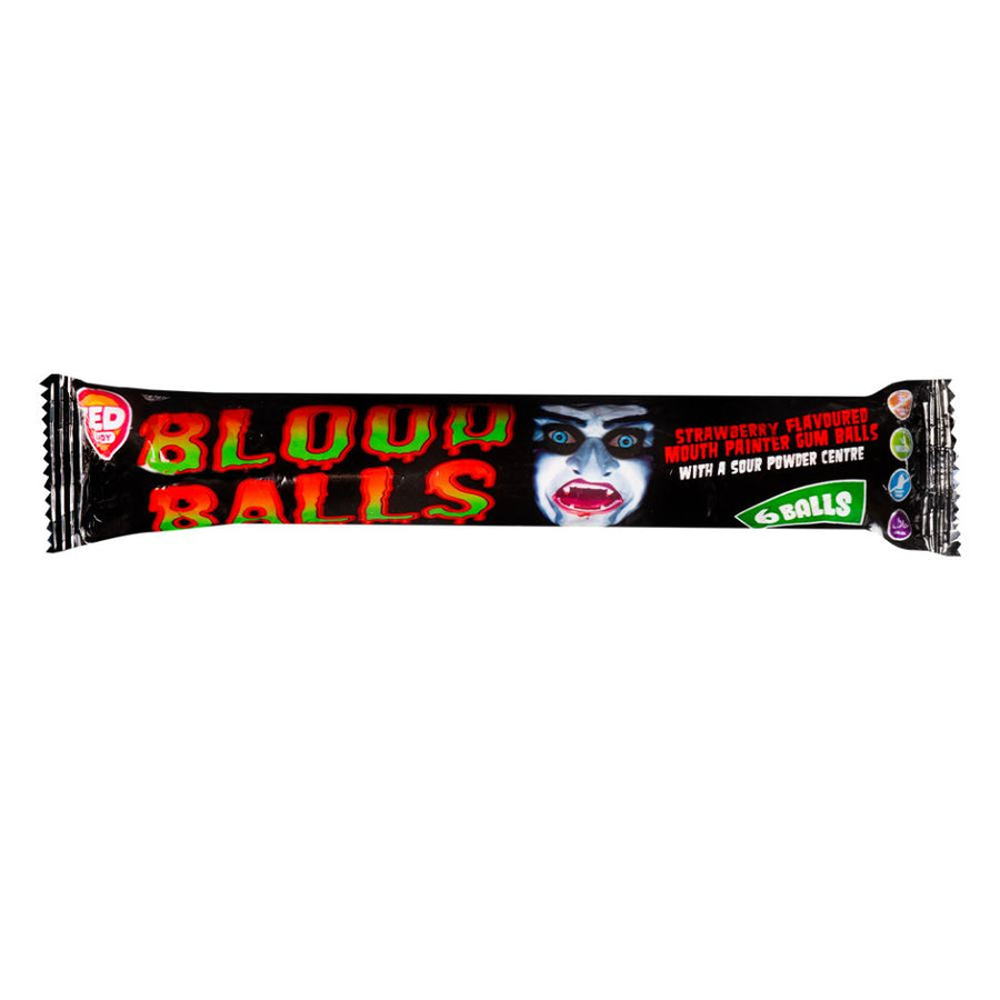 Confezione da 42g di caramelle alla fragola Blood Balls