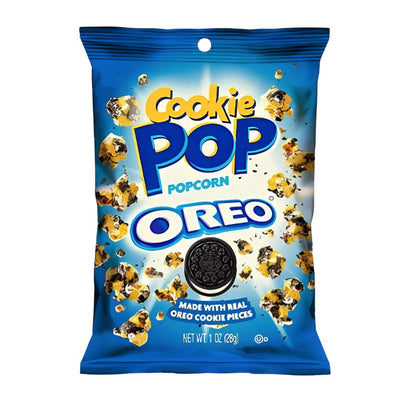 Confezione da 28g di popcorn al cioccolato al gusto di Oreo Cookie Pop Oreo
